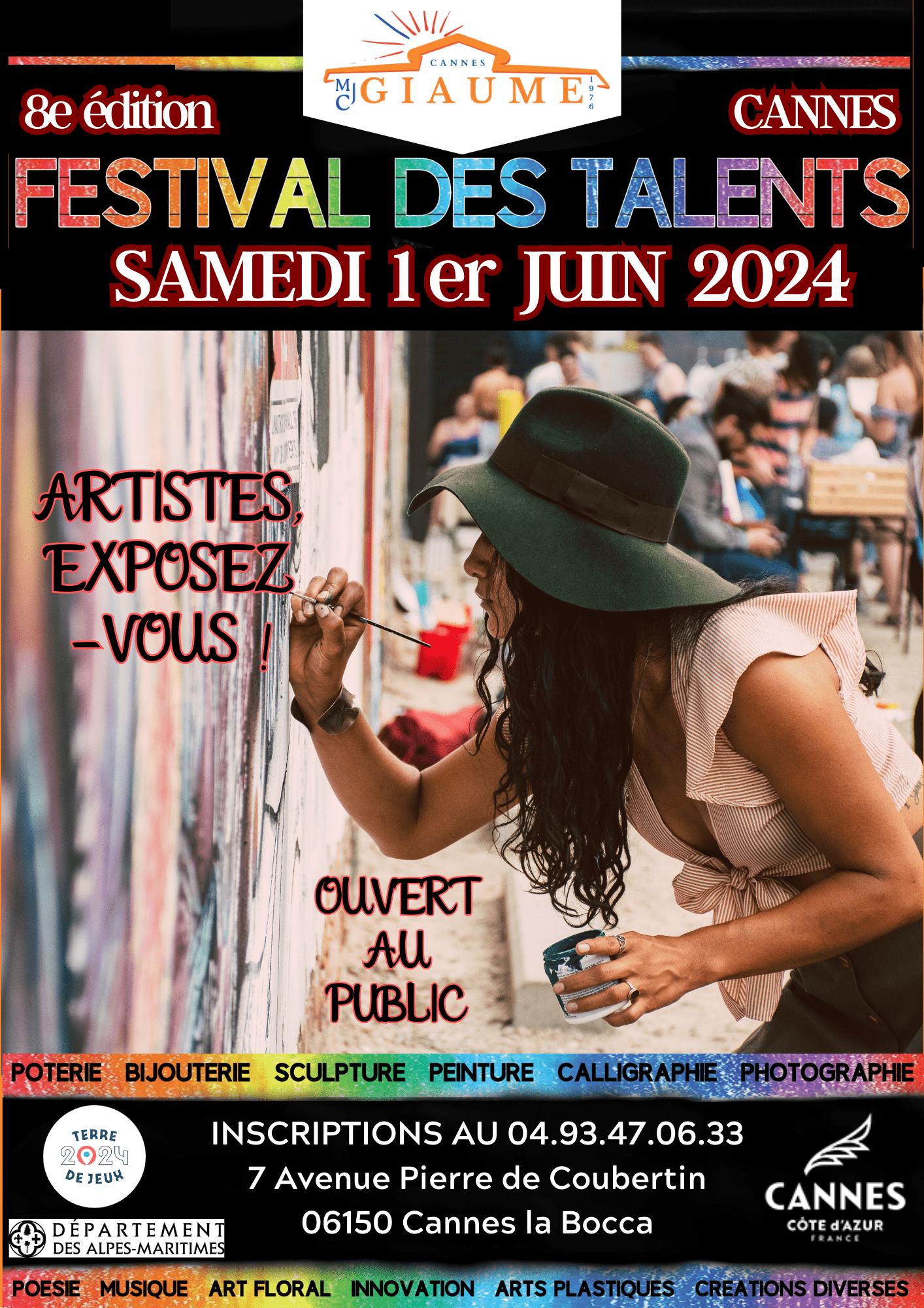 Festival des Talents 2024 mjc cannes