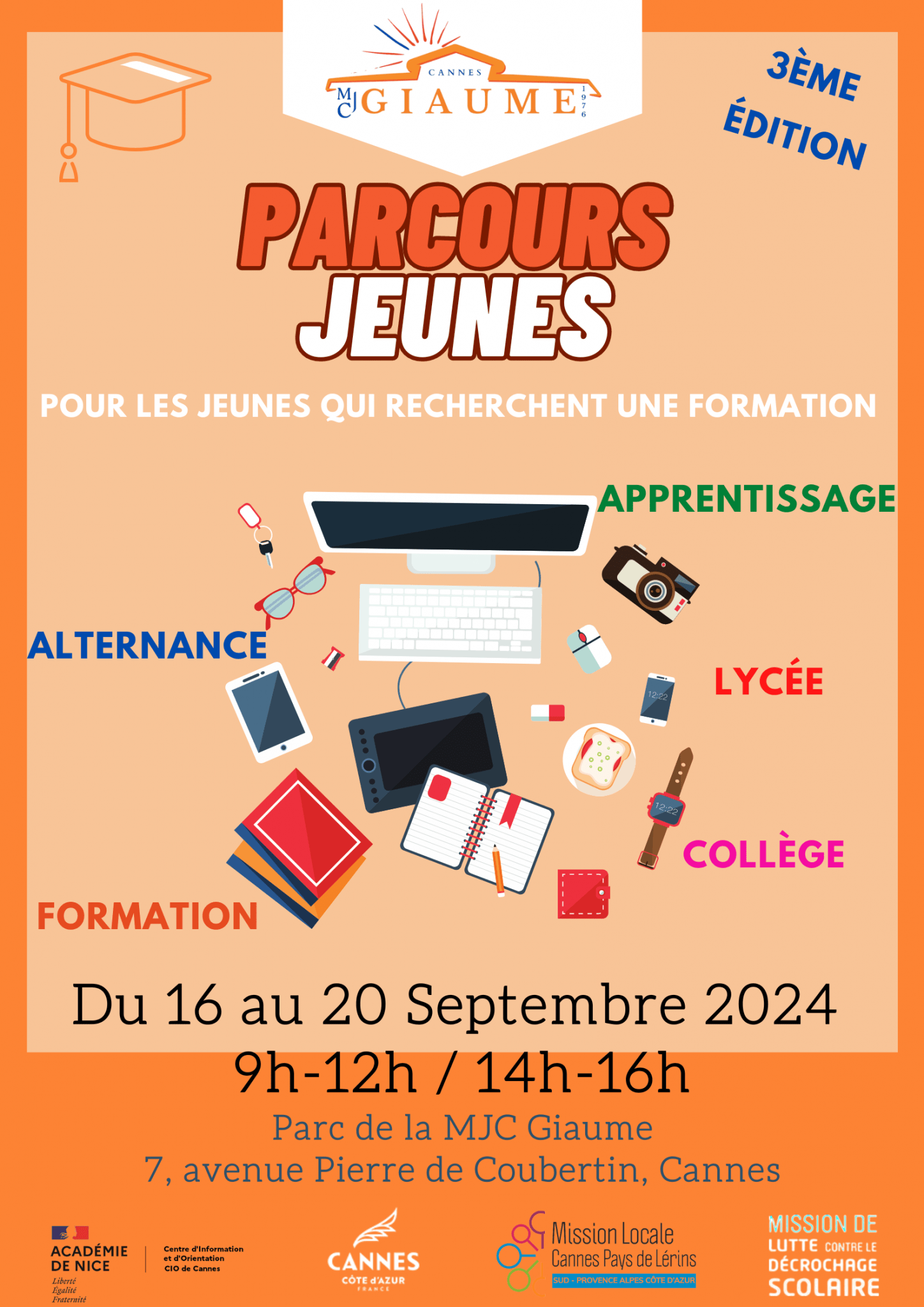 Parcours Jeunes 2024 MJC giaume cannes
