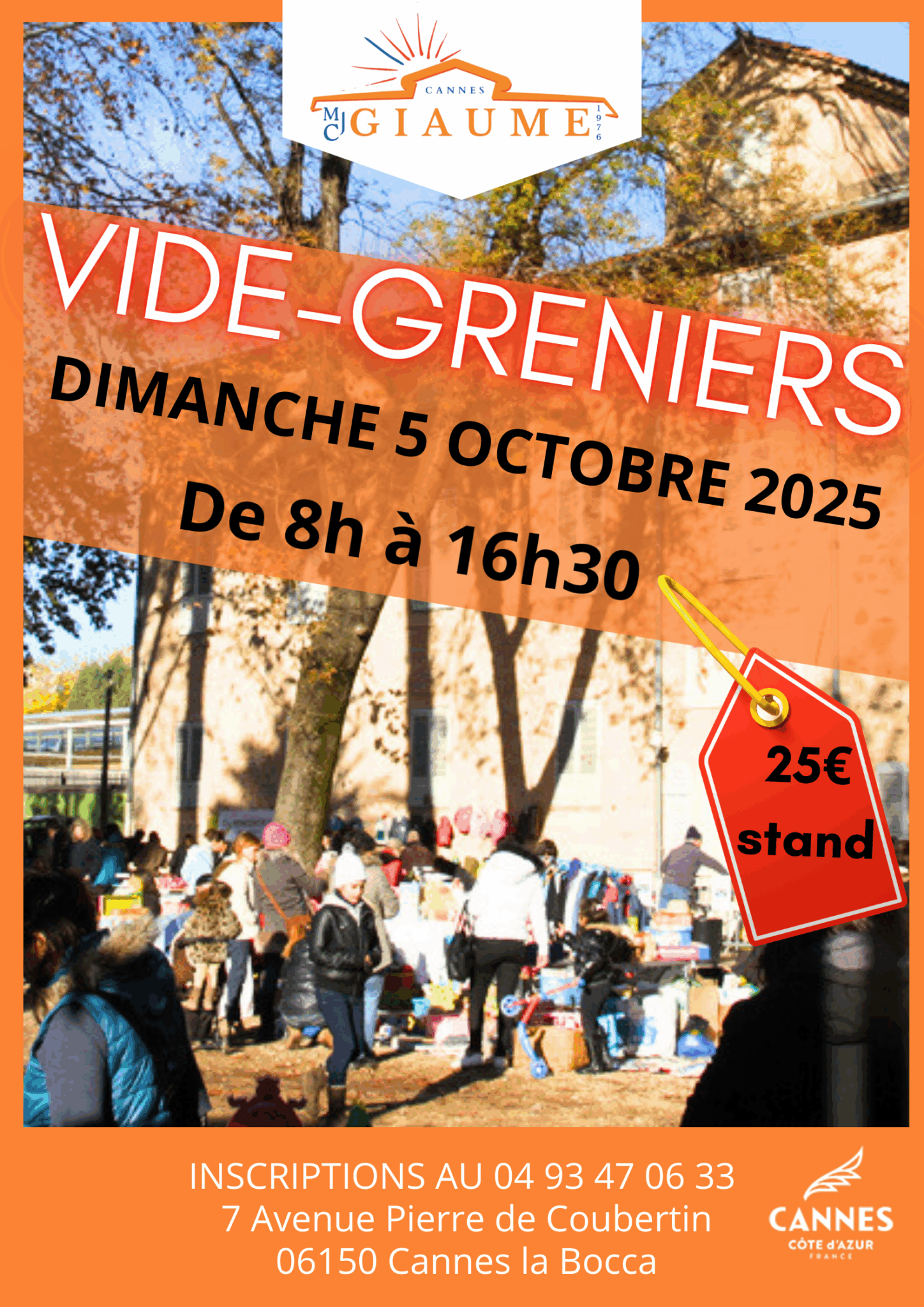 VIDE-GRENIERS 5 octobre 2025